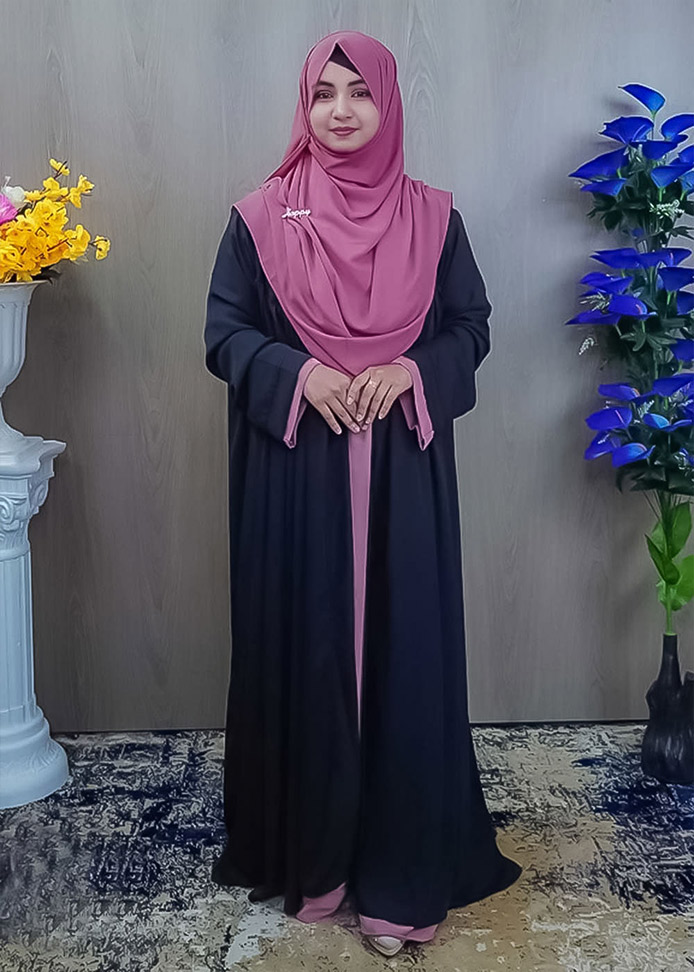 Fasionable Abaya Borkha Dubai Cherry