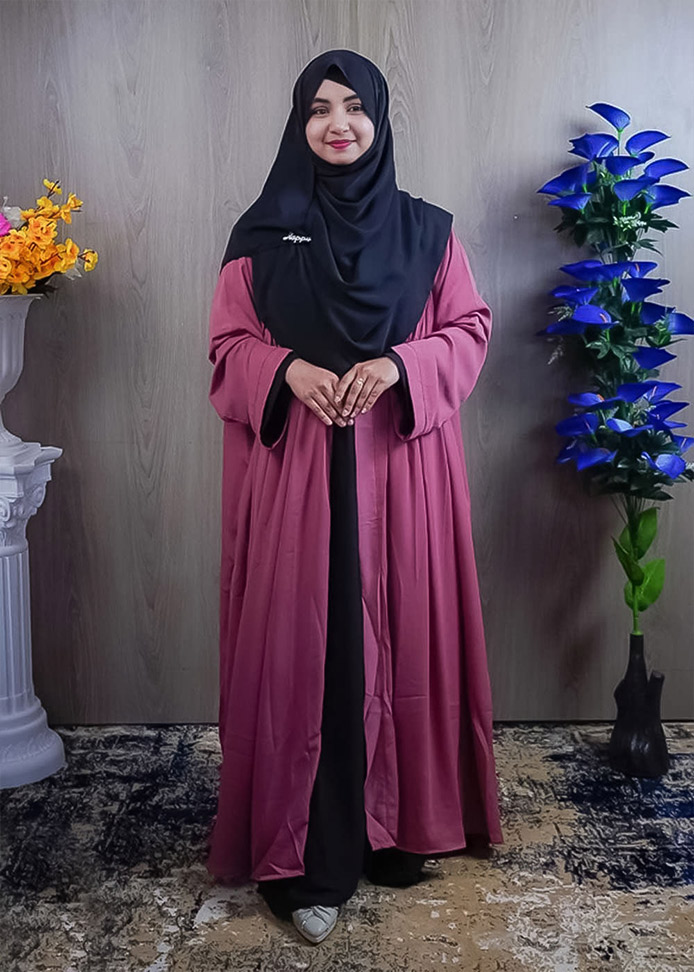 Fasionable Abaya Borkha Dubai Cherry