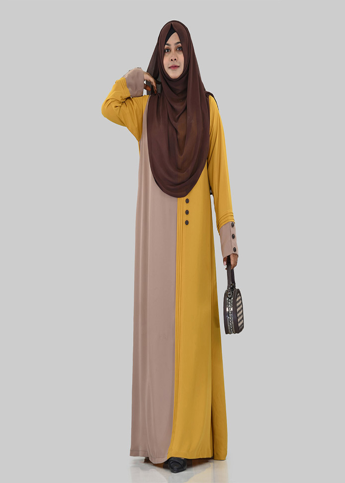 original premium Dubai Charrey Abaya Borkha Set | DOK-4121