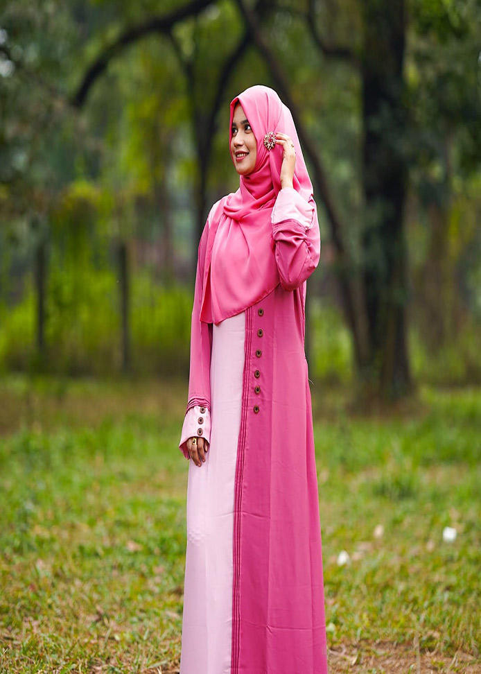original premium Dubai Charrey Abaya Borkha Set